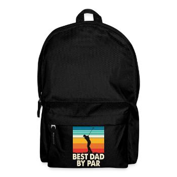 Golf Papa Vater - Rucksack - Schwarz - Vorne