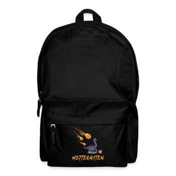Mettbällchen Mettbrötchen Hackfleisch - Rucksack - Schwarz - Vorne
