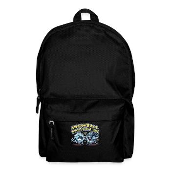 Schneeballschlacht - Snowball Ninja in Action - Rucksack - Schwarz - Vorne