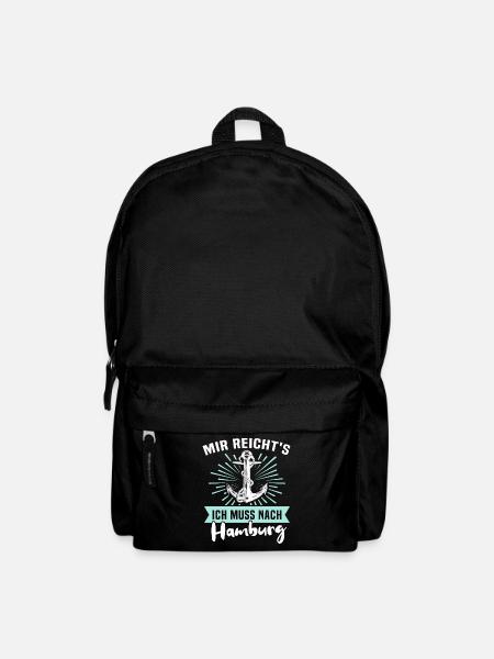 Hamburg Sprüche - Rucksack - Schwarz
