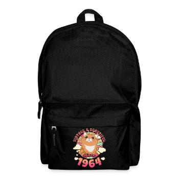 Wunderschöne Vintage-Frau 1964 60-jähriges Jubiläum - Rucksack - Schwarz - Vorne