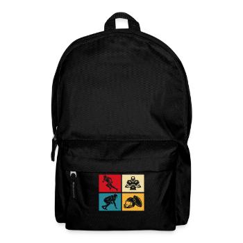 Football - Rucksack - Schwarz - Vorne