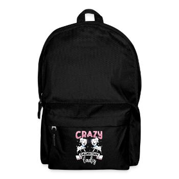 Crazy Dalmatian Lady - Dalmatiner - Backpack - black - Front