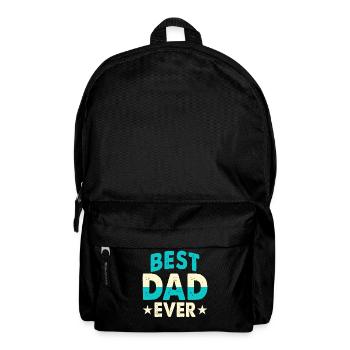 Bester Papa - Rucksack - Schwarz - Vorne
