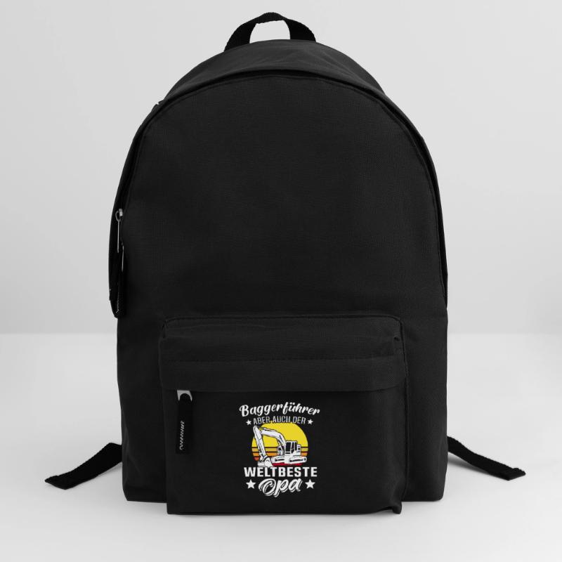 Baggerfahrer Opa Baggerführer Rucksack