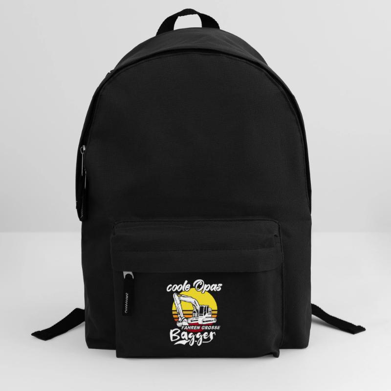 Baggerfahrer Opa Baggerführer Rucksack