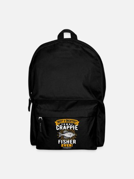 Sonnenbarsch Barsch Crappie Fishing - Rucksack - Schwarz