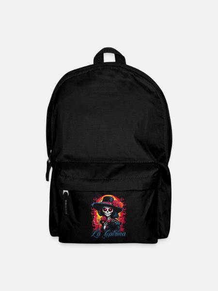 La Catrina Cooles Dia De Los Muertos Design - Rucksack - Schwarz