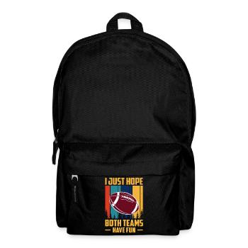 Football - Rucksack - Schwarz - Vorne