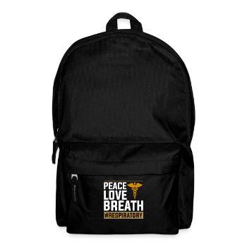 Respiratory Therapist Respiratory Therapy - Backpack - black - Front