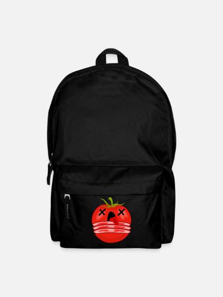 Tomate Tomates coupées - Sac à dos - noir