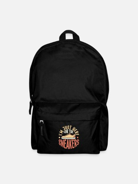 Bin nur wegen der Sneaker hier - Schuhsammler - Rucksack - Schwarz