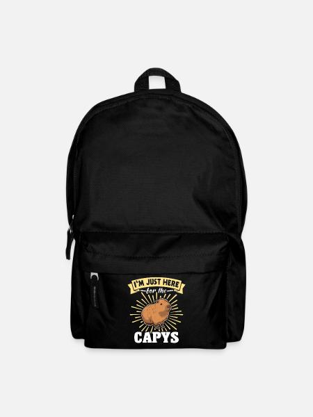 Capybara - Rucksack - Schwarz