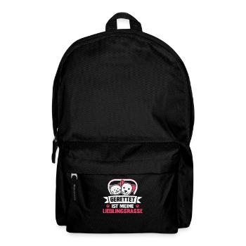 Hunderettungs Designs Für Tierrechtsaktivisten - Rucksack - Schwarz - Vorne