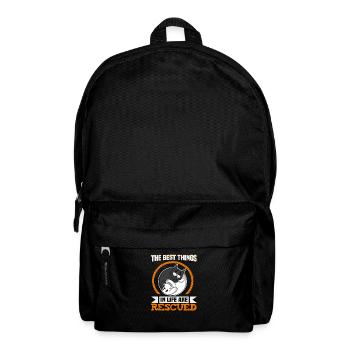 Dog Rescue Designs for Animal Rights Activists - Backpack - black - Front
