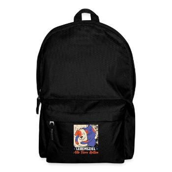 Dog Rescue Designs for Animal Rights Activists - Backpack - black - Front