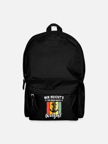 Wolgast Sprüche - Rucksack - Schwarz