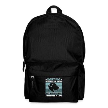 Dog Rescue Designs for Animal Rights Activists - Backpack - black - Front