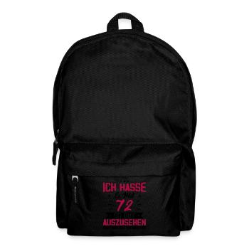 Ich hasse es mit 72 Geburtstag Gut Aussehen - Rucksack - Schwarz - Vorne