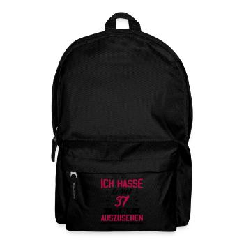 Ich hasse es mit 37 Geburtstag Gut Aussehen - Rucksack - Schwarz - Vorne