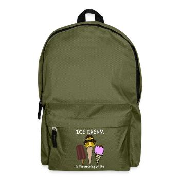 Icecream Ice Cream - Rucksack - Olivgrün - Vorne