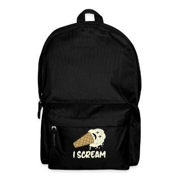 Icecream Screaming Ice Cream - Rucksack - Schwarz - Vorne