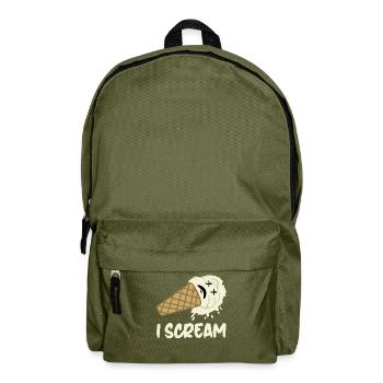 Icecream Screaming Ice Cream - Rucksack - Olivgrün - Vorne