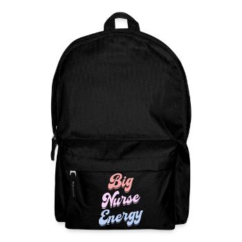 Energische Krankenschwester Krankenschwester - Rucksack - Schwarz - Vorne