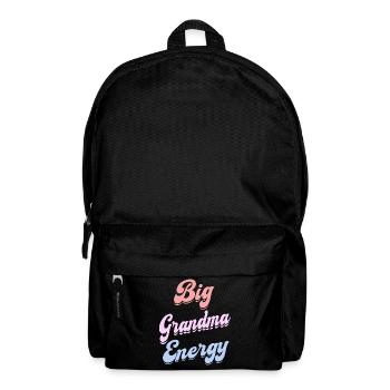 Oma Oma voller Energie Ehefrau Oma - Rucksack - Schwarz - Vorne