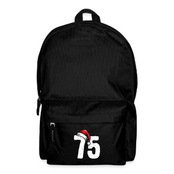 75 Numéro Noël - Sac à dos - noir - Devant