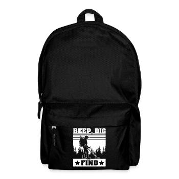 Dirt Fishing - Rucksack - Schwarz - Vorne