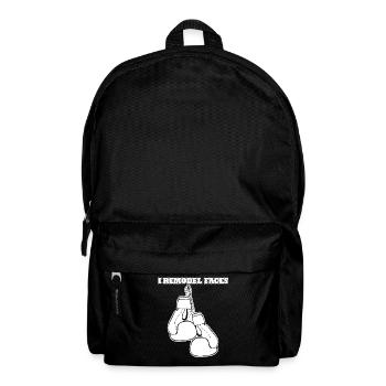 Boxer Joke Boxing Gloves - Backpack - black - Front