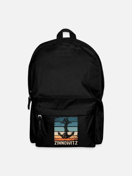 Zinnowitz Sprüche - Rucksack - Schwarz