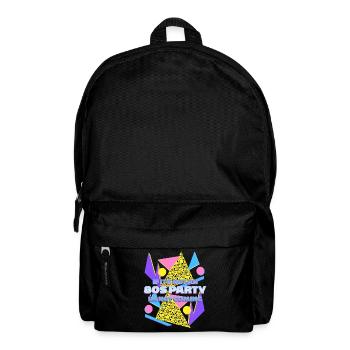 1980's Retro 80s Party - Backpack - black - Front