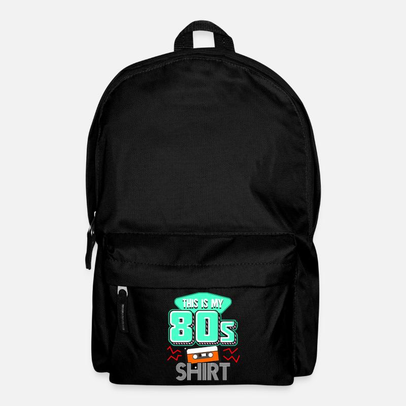 Retro 1980 80s - Rucksack - Schwarz