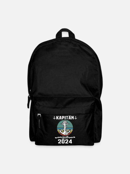 Kapitän 2024 Bootsführerschein - Rucksack - Schwarz