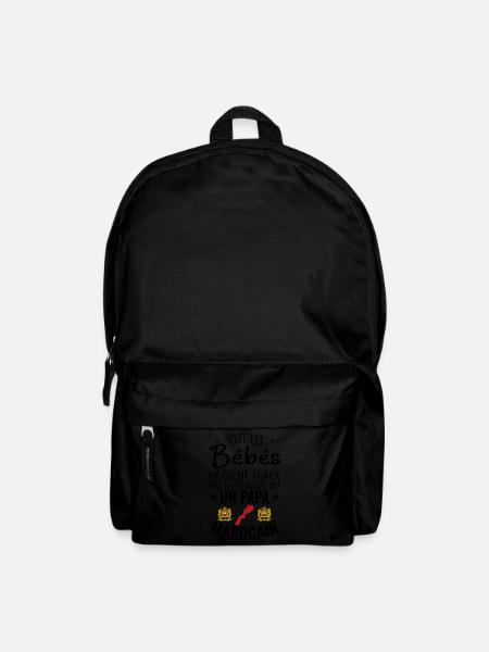 Bébés égaux Meilleurs Ont Un Papa Marocain - Sac à dos - noir