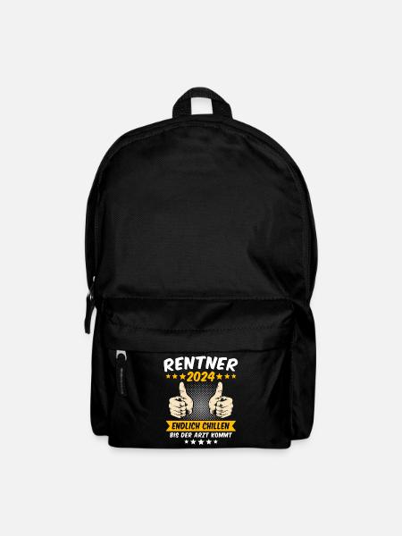 Rente 2024 Rentner - Rucksack - Schwarz