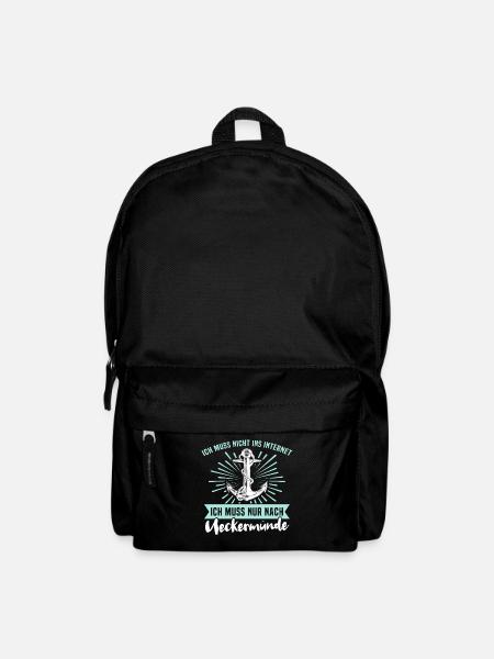 Ueckermünde Anker - Rucksack - Schwarz