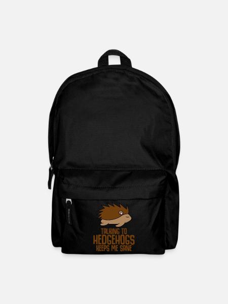 Hérisson Drôle Hérissons - Sac à dos - noir