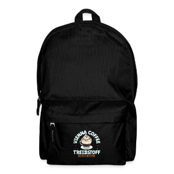 Mein Treibstoff ist Vienna Coffee - Rucksack - Schwarz - Vorne