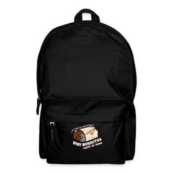 Burrito Burritos Mexican Food - Backpack - black - Front
