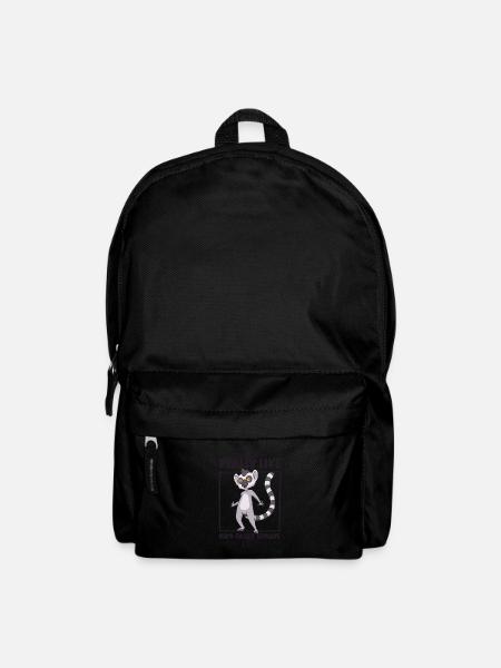 Ich liebe Kattas - Katta - Rucksack - Schwarz