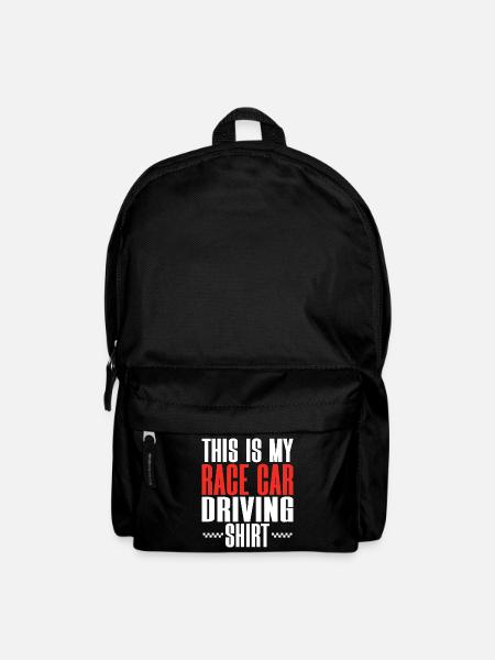 Rennfahrer Rennfahrer - Rucksack - Schwarz
