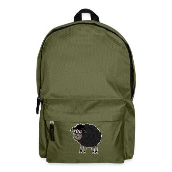 Goth Sheep Gothic - Backpack - olive green - Front