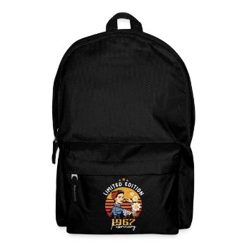 57 years old - Born in February 1967 - Backpack - black - Front