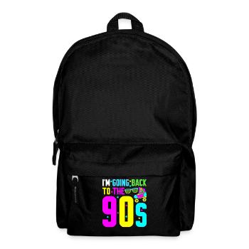 1990 Disco Années 90 Rétro - Sac à dos - noir - Devant