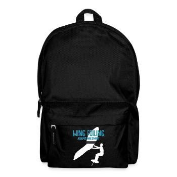 Wing Foiling Wing Surfing Winging - Backpack - black - Front