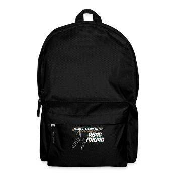Wing Foiling Winging Wingsurfing - Rucksack - Schwarz - Vorne