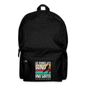 Wing Foiling Winging Foilboard - Rucksack - Schwarz - Vorne